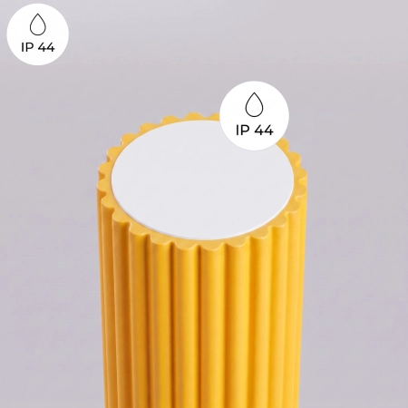 Plafon HALO żółty IP44 SL.2392 - Sollux
