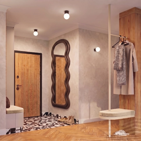 Kinkiet HALO brązowy IP44 SL.2397 - Sollux