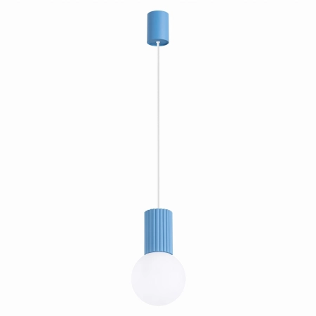 Lampa wisząca HALO 1 błękitna SL.2402 - Sollux