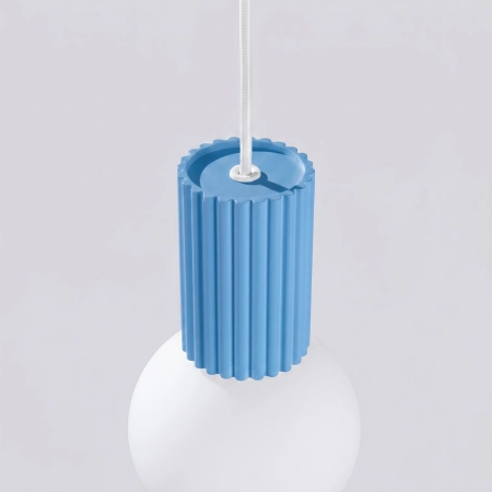 Lampa wisząca HALO 1 błękitna SL.2402 - Sollux