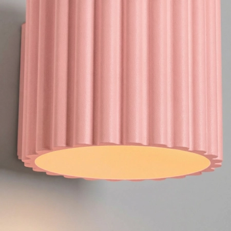 Kinkiet aluminiowy różowy 10cm G9 z serii AURA SL.2405 - Sollux Lighting