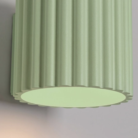 Kinkiet aluminiowy szałwiowy 12cm G9 z serii AURA SL.2410 - Sollux Lighting