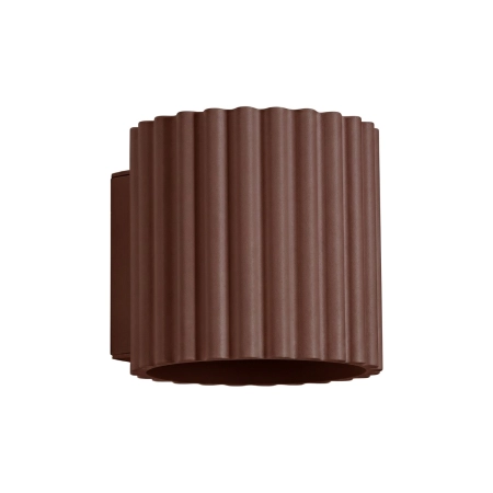 Kinkiet aluminiowy brązowy 1-punktowy AURA SL.2425 - Sollux Lighting