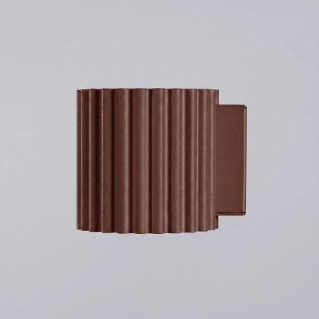 Kinkiet aluminiowy brązowy 1-punktowy AURA SL.2425 - Sollux Lighting