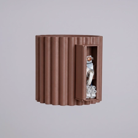 Kinkiet aluminiowy brązowy 1-punktowy AURA SL.2425 - Sollux Lighting