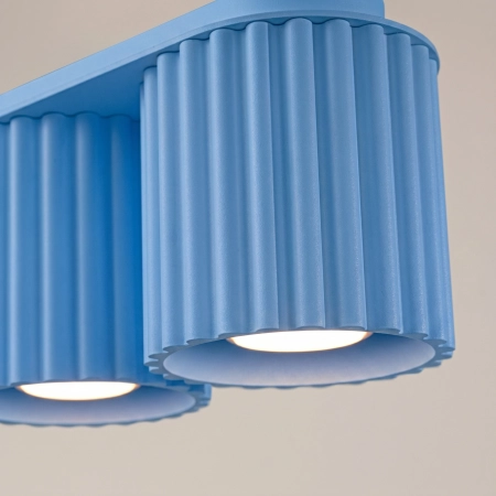 Plafon aluminiowy błękitny 2-punktowy AURA 2 z serii AURA SL.2429 - Sollux Lighting