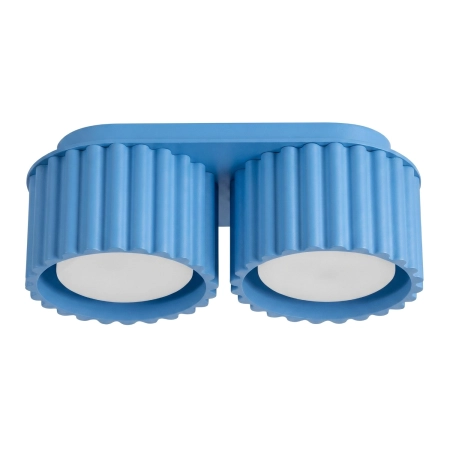 Plafon aluminiowy błękitny 2-punktowy AURA 2 z serii AURA SL.2432 - Sollux Lighting