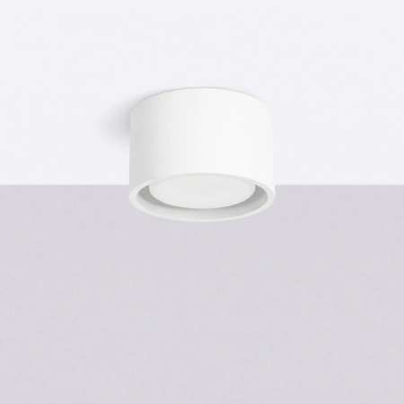 Plafon aluminiowy biały kwadratowy 10cm MODO 1 z serii MODO SL.2434 - Sollux Lighting