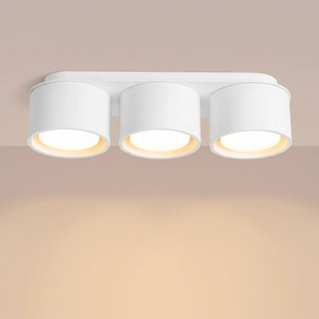 Plafon aluminiowy biały 3-punktowy MODO 3 z serii MODO SL.2436 - Sollux Lighting