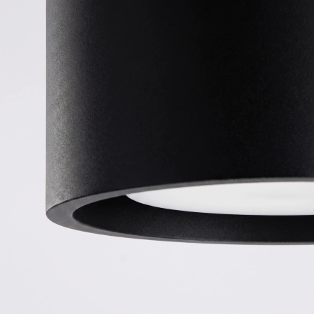 Plafon aluminiowy czarny kwadratowy 10cm MODO 1 z serii MODO SL.2438 - Sollux Lighting