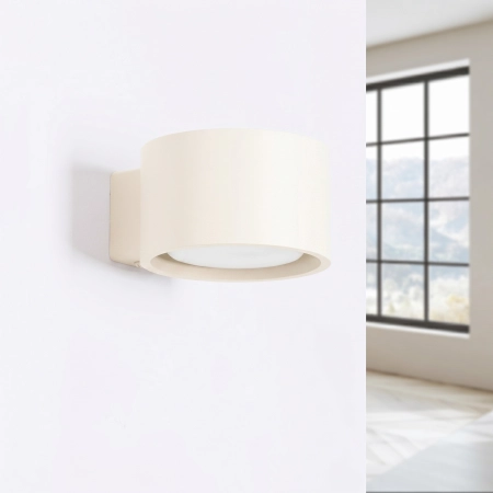 Kinkiet aluminiowy beżowy prostokątny MODO 1 z serii MODO SL.2441 - Sollux Lighting