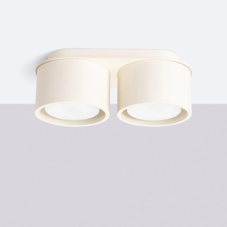 Plafon aluminiowy beżowy 2-punktowy MODO 2 z serii MODO SL.2443 - Sollux Lighting