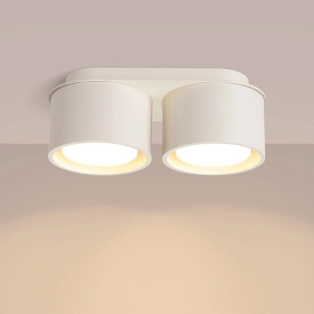 Plafon aluminiowy beżowy 2-punktowy MODO 2 z serii MODO SL.2443 - Sollux Lighting