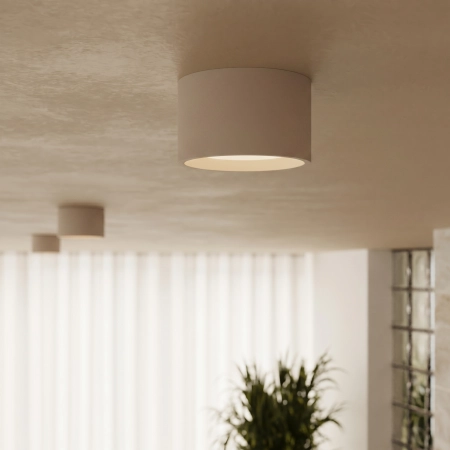 Plafon aluminiowy kwadratowy taupe 10cm MODO 1 z serii MODO SL.2446 - Sollux Lighting