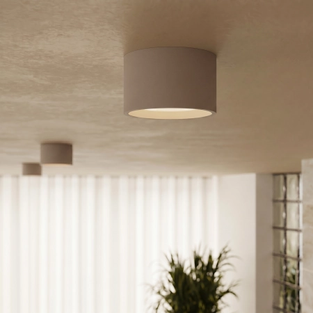 Plafon aluminiowy prostokątny taupe 3-punktowy MODO z serii MODO SL.2448 - Sollux Lighting