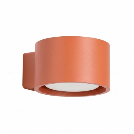 Kinkiet aluminiowy ochra czerwona 12cm MODO 1 z serii MODO SL.2449 - Sollux Lighting
