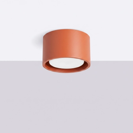 Plafon aluminiowy kulisty ochra czerwona 10cm MODO z serii MODO SL.2450 - Sollux Lighting