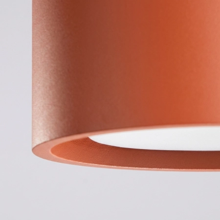 Plafon aluminiowy kulisty ochra czerwona 10cm MODO z serii MODO SL.2450 - Sollux Lighting