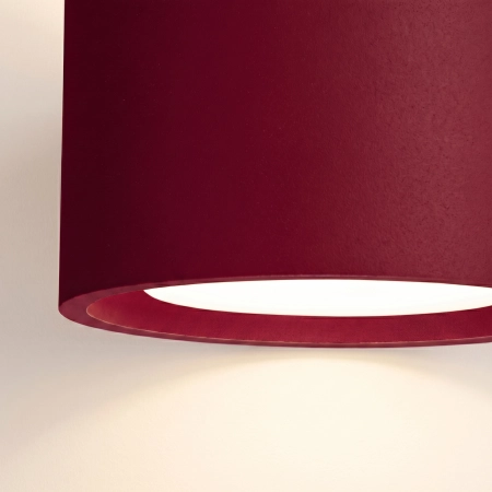 Plafon aluminiowy kwadratowy burgundowy 10cm MODO 1 z serii MODO SL.2454 - Sollux Lighting