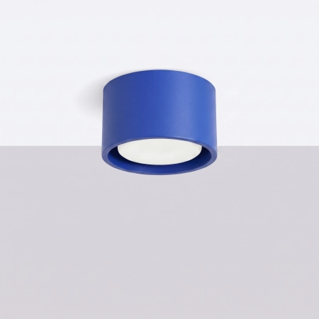 Plafon aluminiowy kwadratowy ultramaryna 10cm MODO 1 z serii MODO SL.2458 - Sollux Lighting