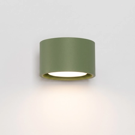 Kinkiet aluminiowy zielony oliwkowy 12cm MODO 1 z serii MODO SL.2461 - Sollux Lighting