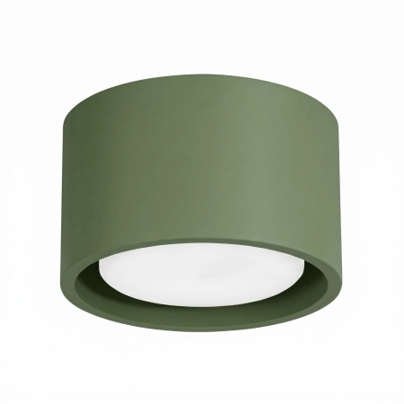 Plafon aluminiowy kwadratowy oliwkowy 10cm MODO 1 z serii MODO SL.2462 - Sollux Lighting