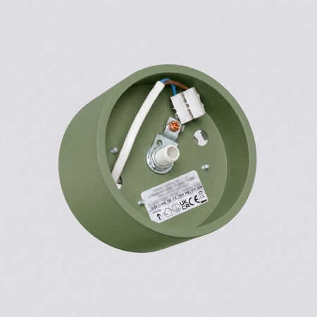 Plafon aluminiowy kwadratowy oliwkowy 10cm MODO 1 z serii MODO SL.2462 - Sollux Lighting