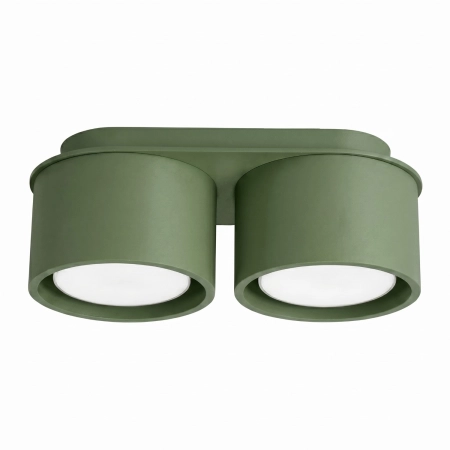 Plafon aluminiowy zielona oliwka 2-punktowy MODO 2 z serii MODO SL.2463 - Sollux Lighting