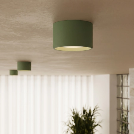 Plafon aluminiowy zielona oliwka 2-punktowy MODO 2 z serii MODO SL.2463 - Sollux Lighting