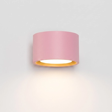 Kinkiet aluminiowy różowy kwadratowy MODO 1 z serii MODO SL.2465 - Sollux Lighting