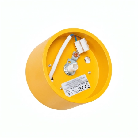 Plafon aluminiowy kwadratowy żółty 10cm MODO 1 z serii MODO SL.2474 - Sollux Lighting