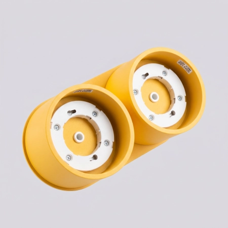 Plafon aluminiowy żółty 2-punktowy 21cm MODO 2 z serii MODO SL.2475 - Sollux Lighting