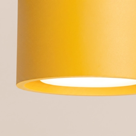 Plafon aluminiowy żółty 3-punktowy MODO 3 z serii MODO SL.2476 - Sollux Lighting