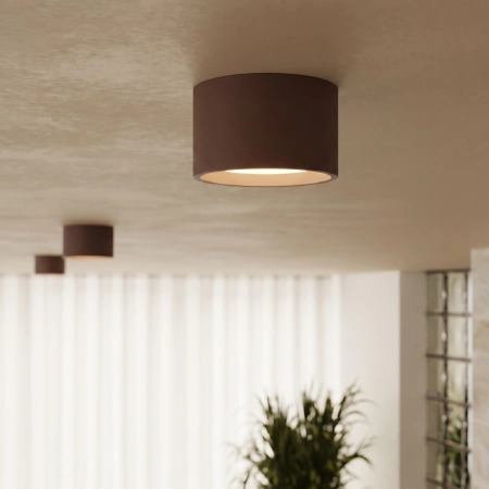 Plafon aluminiowy kwadratowy brązowy MODO 1 z serii MODO SL.2482 - Sollux Lighting