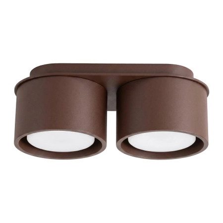 Plafon aluminiowy brązowy 2-punktowy MODO 2 z serii MODO SL.2483 - Sollux Lighting