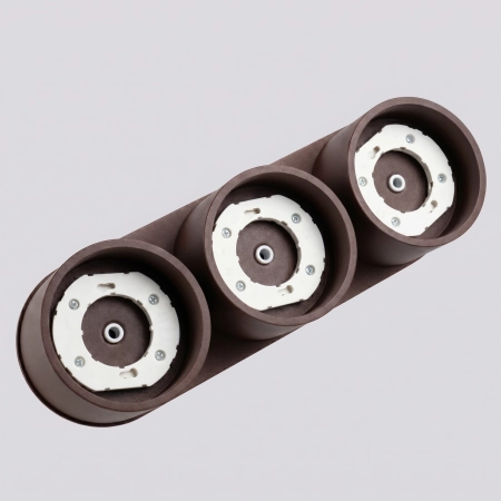Plafon aluminiowy brązowy 3-punktowy MODO 3 z serii MODO SL.2484 - Sollux Lighting