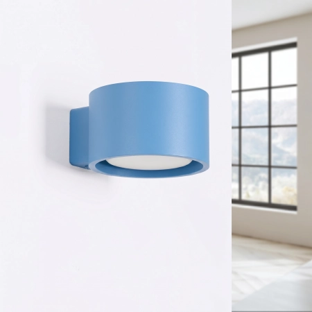 Kinkiet aluminiowy błękitny 10cm Gx53 z serii MODO SL.2485 - Sollux Lighting
