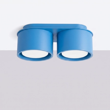 Plafon aluminiowy błękitny 2-punktowy MODO 2 z serii MODO SL.2487 - Sollux Lighting