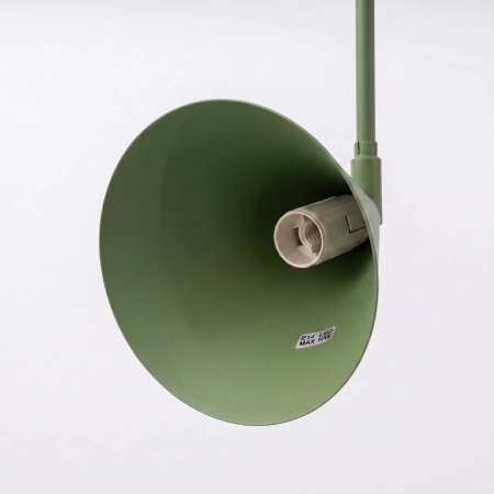 Kinkiet stalowy zielony oliwkowy 61cm z włącznikiem NOX 1 SL.2495 - Sollux Lighting