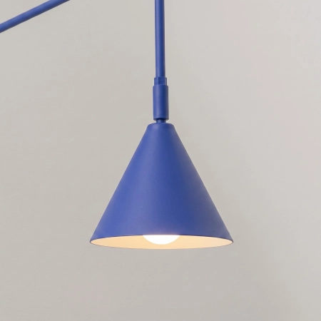 Kinkiet NOX 1 ultramaryna z włącznikiem SL.2499 - Sollux