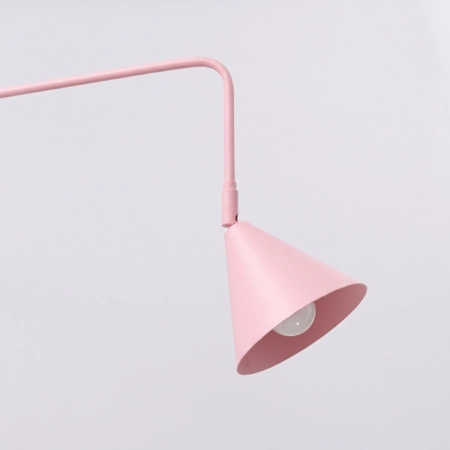 Kinkiet NOX 1 różowy z włącznikiem SL.2500 - Sollux