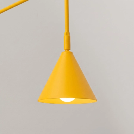 Kinkiet NOX 1 żółty z włącznikiem SL.2502 - Sollux