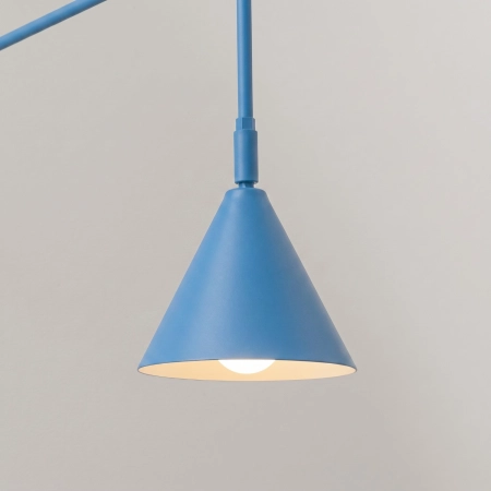 Kinkiet NOX 1 błękitny z włącznikiem SL.2505 - Sollux