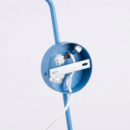 Kinkiet NOX 1 błękitny z włącznikiem SL.2505 - Sollux