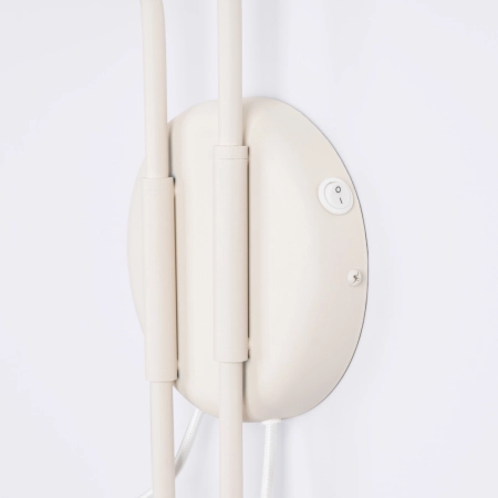 Kinkiet stalowy beżowy poziomy 61cm NOX 2 SL.2509 - Sollux Lighting