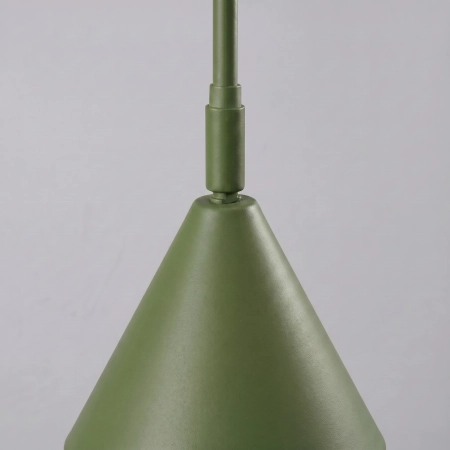 Kinkiet stalowy zielony oliwkowy 2-punktowy z włącznikiem NOX 2 SL.2510 - Sollux Lighting