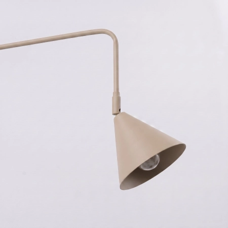 Kinkiet NOX 2 taupe z włącznikiem SL.2512 - Sollux