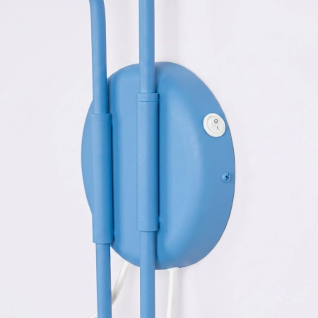 Kinkiet NOX 2 błękitny z włącznikiem SL.2520 - Sollux