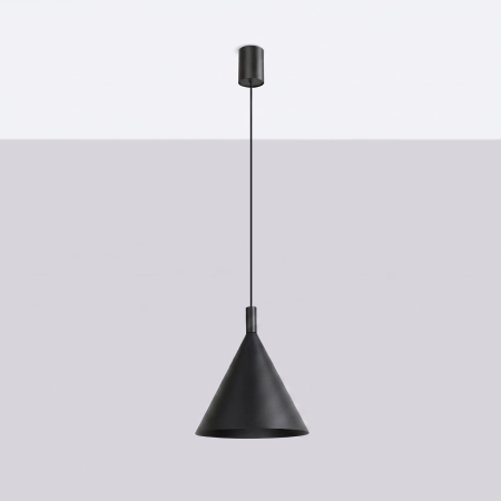 Lampa wisząca stalowa czarna 25cm NOX 25 z serii NOX SL.2522 - Sollux Lighting