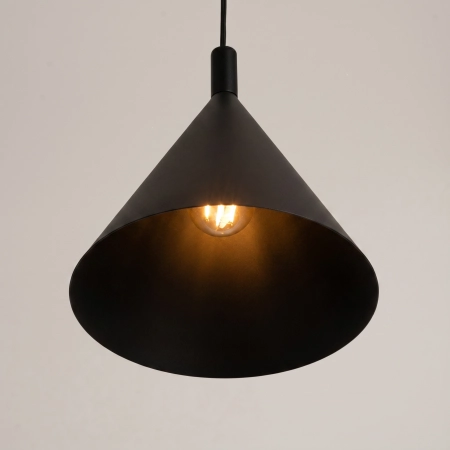 Lampa wisząca stalowa czarna 25cm NOX 25 z serii NOX SL.2522 - Sollux Lighting